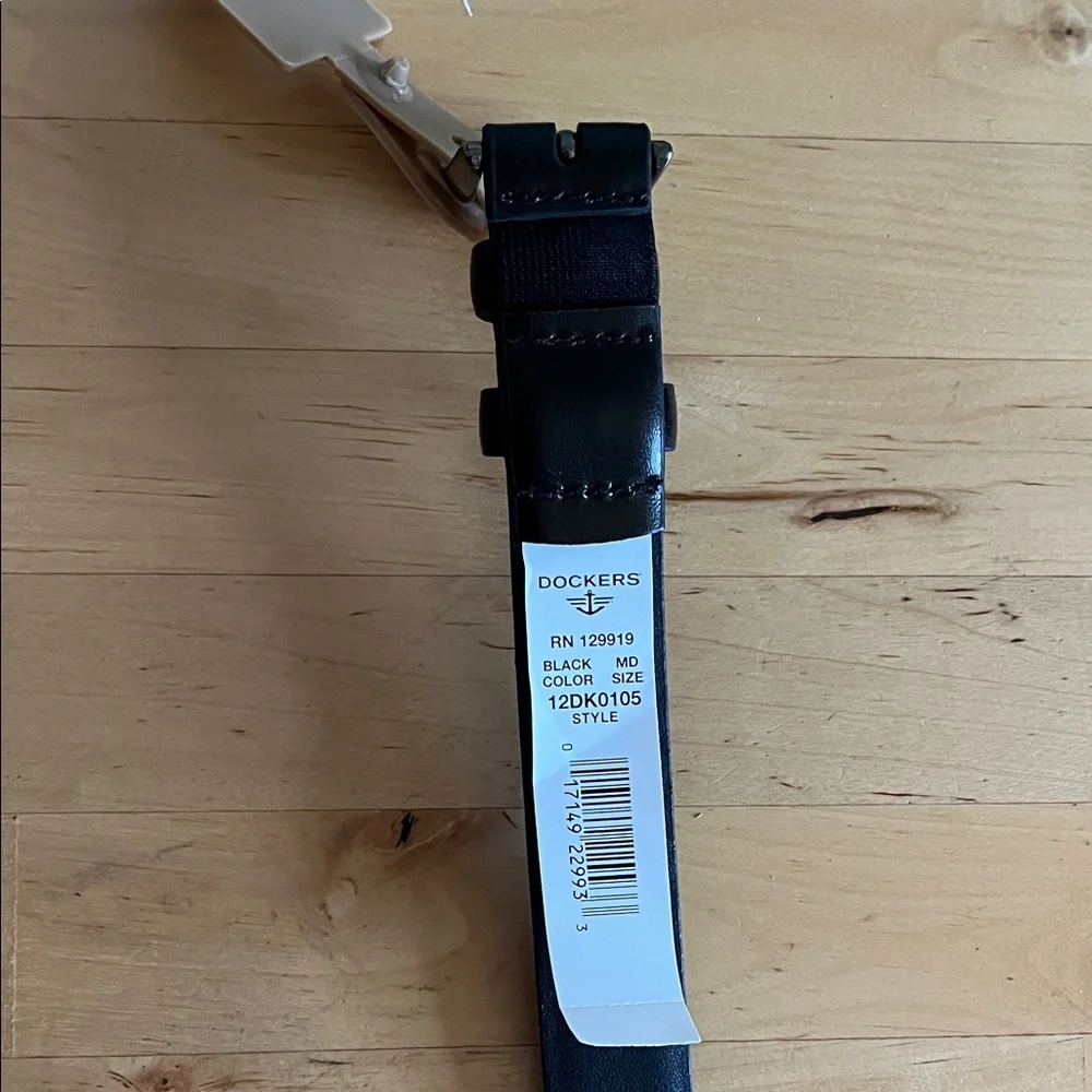 Dockers Stretch Black Belt-Boys